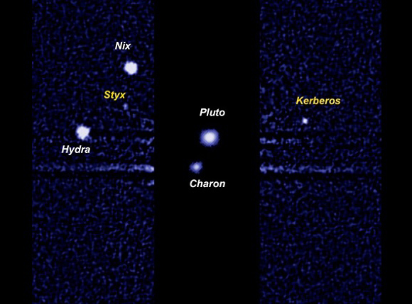 Plutón y sus lunas