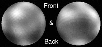 Dos vistas de Plutón