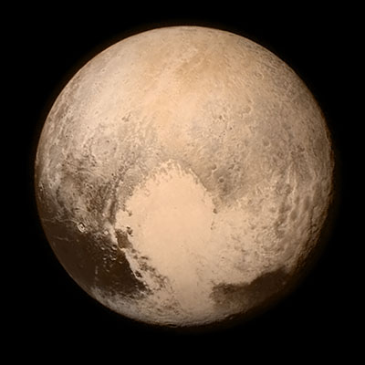 Plutón visto por el Hubble